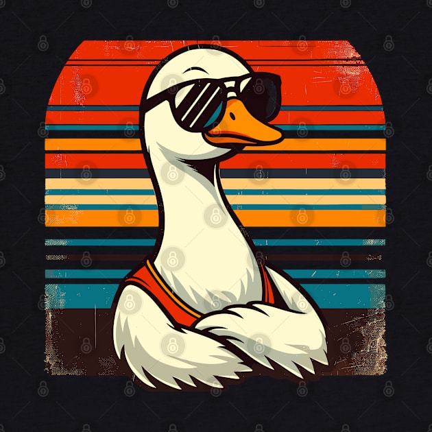 Silly Goose in Sunglasses Pun Meme Pool Funny Goose by KsuAnn